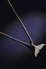 Mermaid Tail Silver Necklace