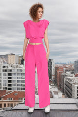 Sleeveless Bow Top & Pants Set