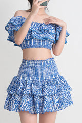 Jessica Bara Vanessa Ruffle Set