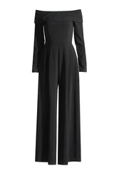 Vesper Off The Shoulder Crepe Jumpsuit
