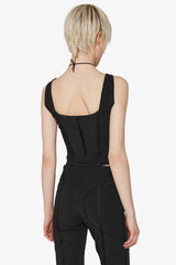 Black Lara Corset Top