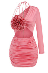 Floral Caramel Dress