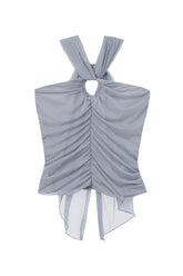 Gray Ruched Camisole