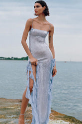 Othniel Sequin Embellished Ruffle Dress