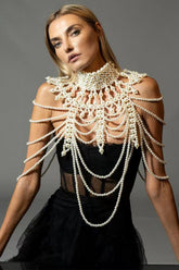 Megan Pearl Body Chain Bra