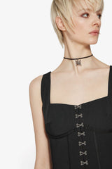 Black Lara Corset Top