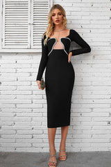 Anna Embellished Midi Dress