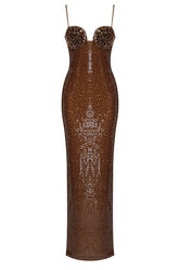 Lorelei Brown Sequin Dress