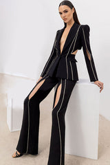 Cut-Out Diamonds Decorated Set