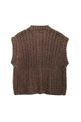 Nathalie Cozy Knit Vest