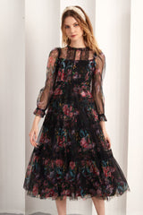 Floral Wonder Midi Dress