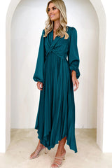 Amour Midi Satin Dress