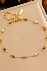 Minerva Rainbow Beaded Bracelet