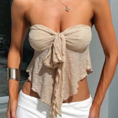 Whispering Willow Bow Tube Top