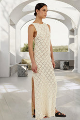 Crochet Hollow Knitted Dress