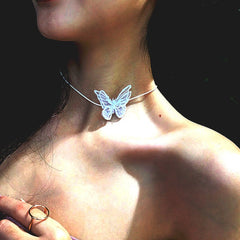 Chic Lace Butterfly Choker