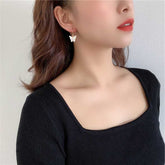 Lucky Pearl Lustre Butterfly Earrings And Butterfly Necklace