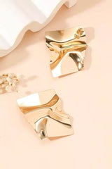 Max Crinkled Statement Earrings