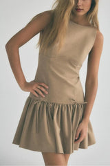 Florence Bow Ruffle Mini Dress