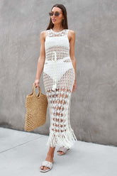 Nicole Knit Long Cover Up