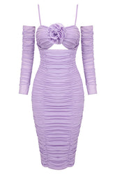 Flower Bloom Midi Dress