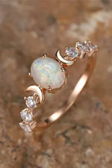 Luna Moonstone Ring