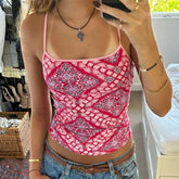 Sweet Summer Tile Print Cami