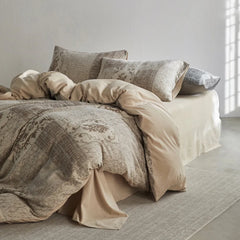 Vintage Patchwork Style Cotton Jacquard Duvet Cover