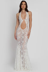 Saltair Lace Bustier Maxi Dress