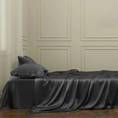 22 Momme Silk Sheet - Black