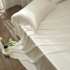 22 Momme Silk Sheet - White