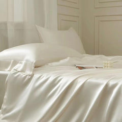 22 Momme Silk Sheet - White