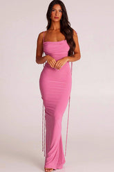 Jiani Slip Backless Gown