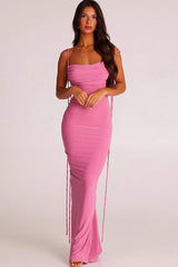 Jiani Slip Backless Gown