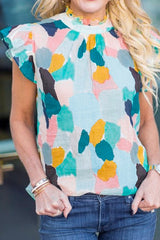 Abstract Print Top