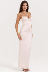 Stefania Underwire Corset Bodice Satin Gown