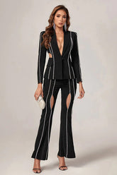 Cut-Out Diamonds Decorated Set