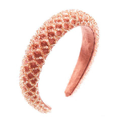Cystal Embellished Beaded Sponge Padded Headband