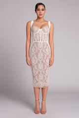 Poem Sling Dress With Lace