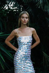 Phoenix Midi Dress in Sequins
