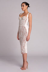 Poem Sling Dress With Lace