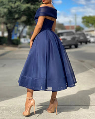 inostorâ„?Fashion Off Shoulder Slim Dress