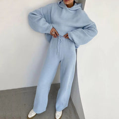 Knit Sweater and Pants Loungewear Set