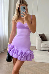 inostorâ„?Pleated skirt suspender dress slim fit dress short skirt