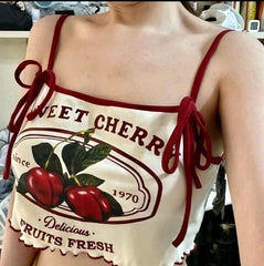 Sweet Cherry Fruits Fresh Crop Top