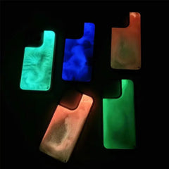 Luminous Neon Quicksand iPhone Case