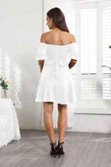 Ruffled Irregular Hem Summer Dress