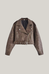 Clara Lapel Collar Cropped Jacket