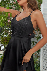 inostorâ„?Sequined Backless Sling Dress
