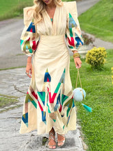 inostorâ„?Printed Fashion Temperament Set Dress